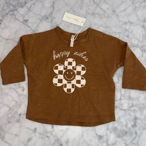 NWT RYLEE + CRU HAPPY VIBES TSHIRT 3/6M